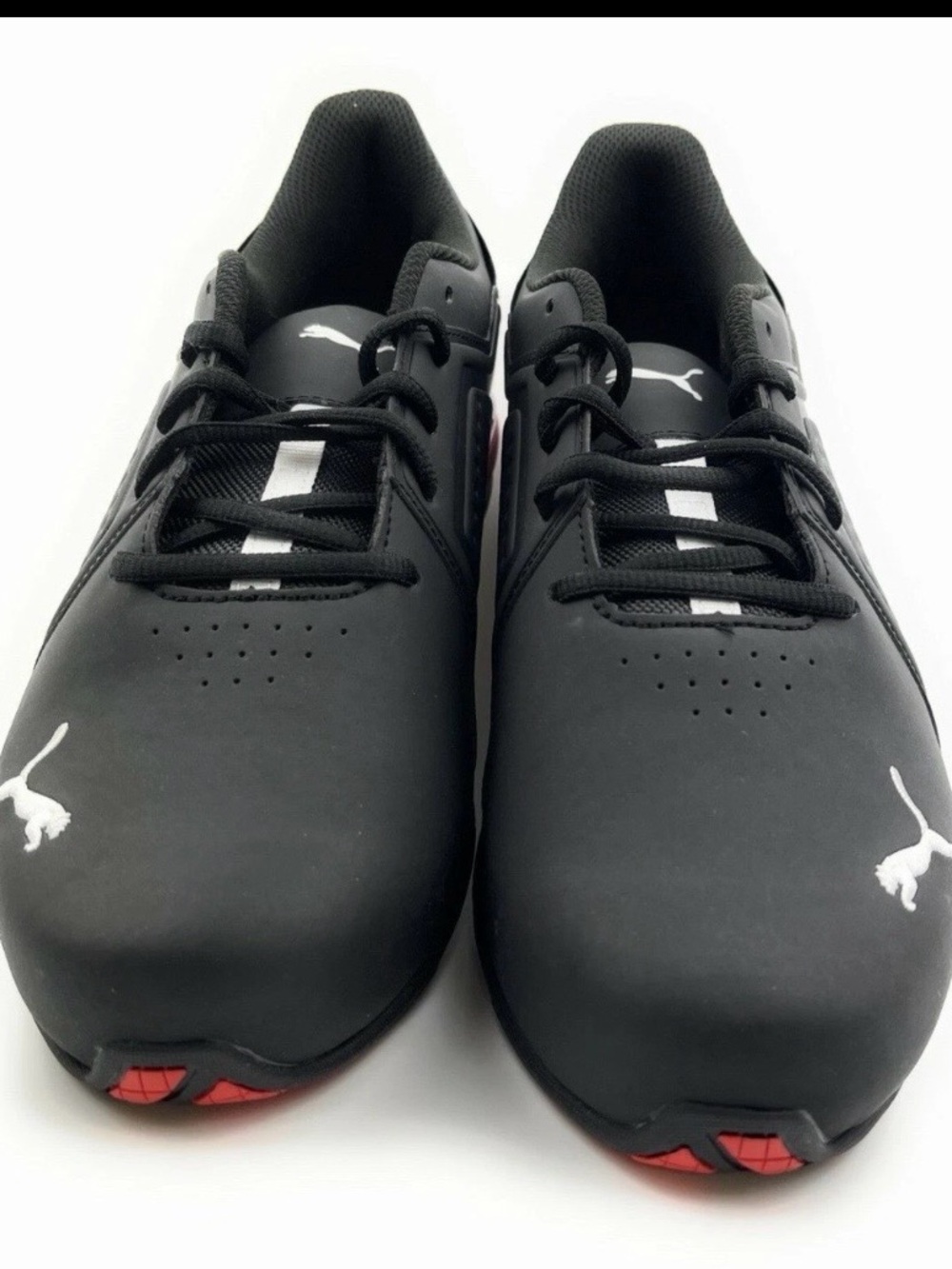 Puma Men’s Black viz cart leather shoes